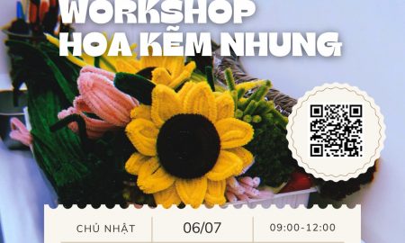 Workshop Hoa Kẽm Nhung – Cùng Bé Gieo Sắc Màu